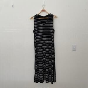 J. Jill Wherever Collection A-Line Maxi Tank Dress V-Neck Sleeveless Women XL‎